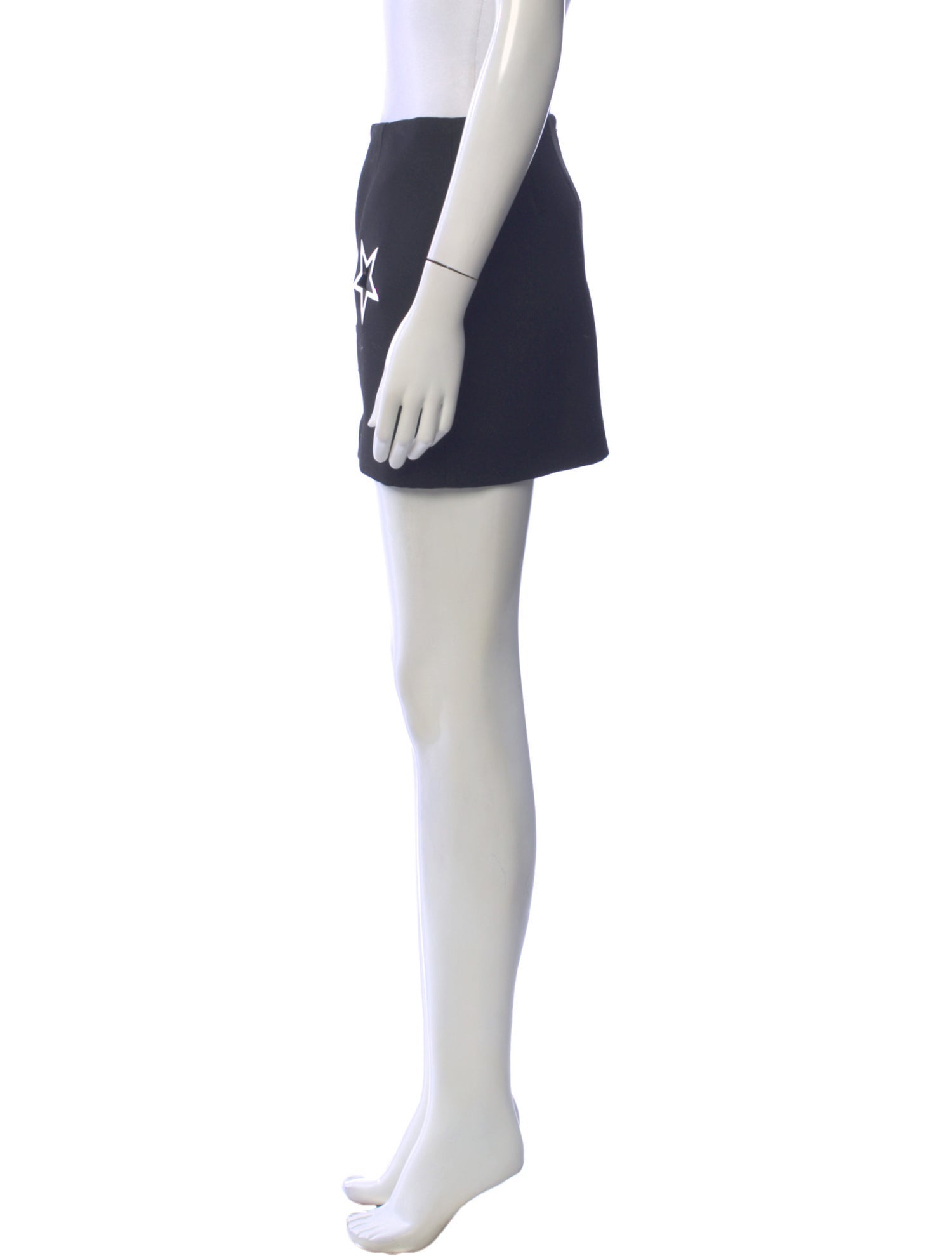 Anthony Vaccarello Virgin Wool Mini Skirt