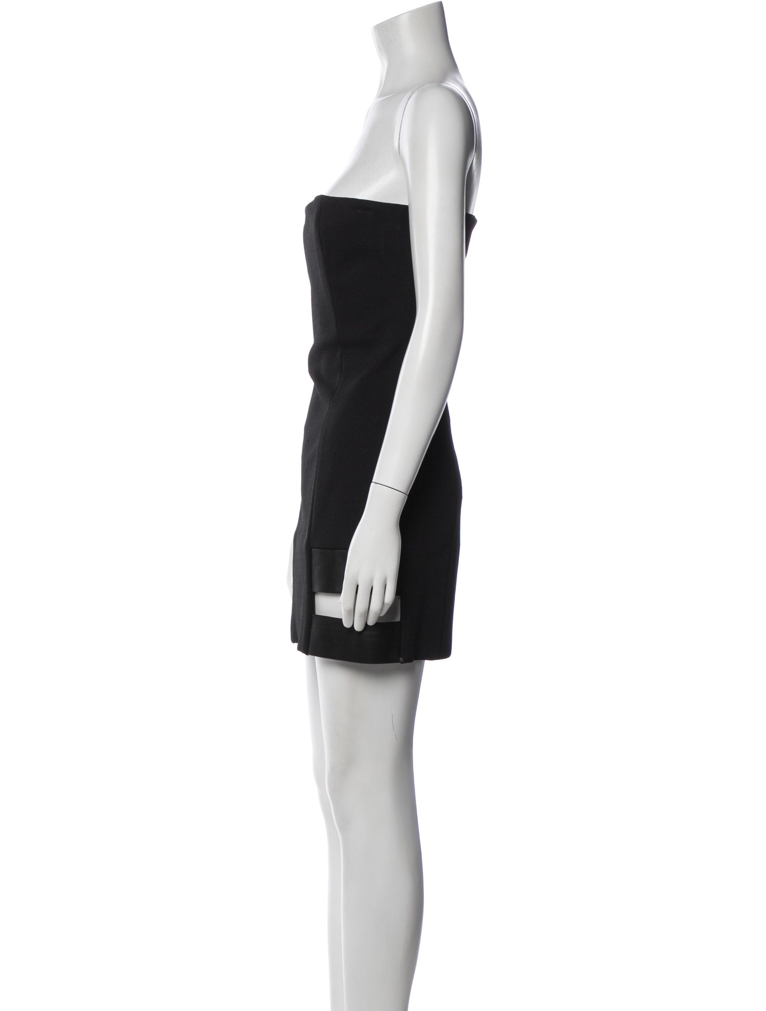 Anthony Vaccarello Strapless Mini Dress