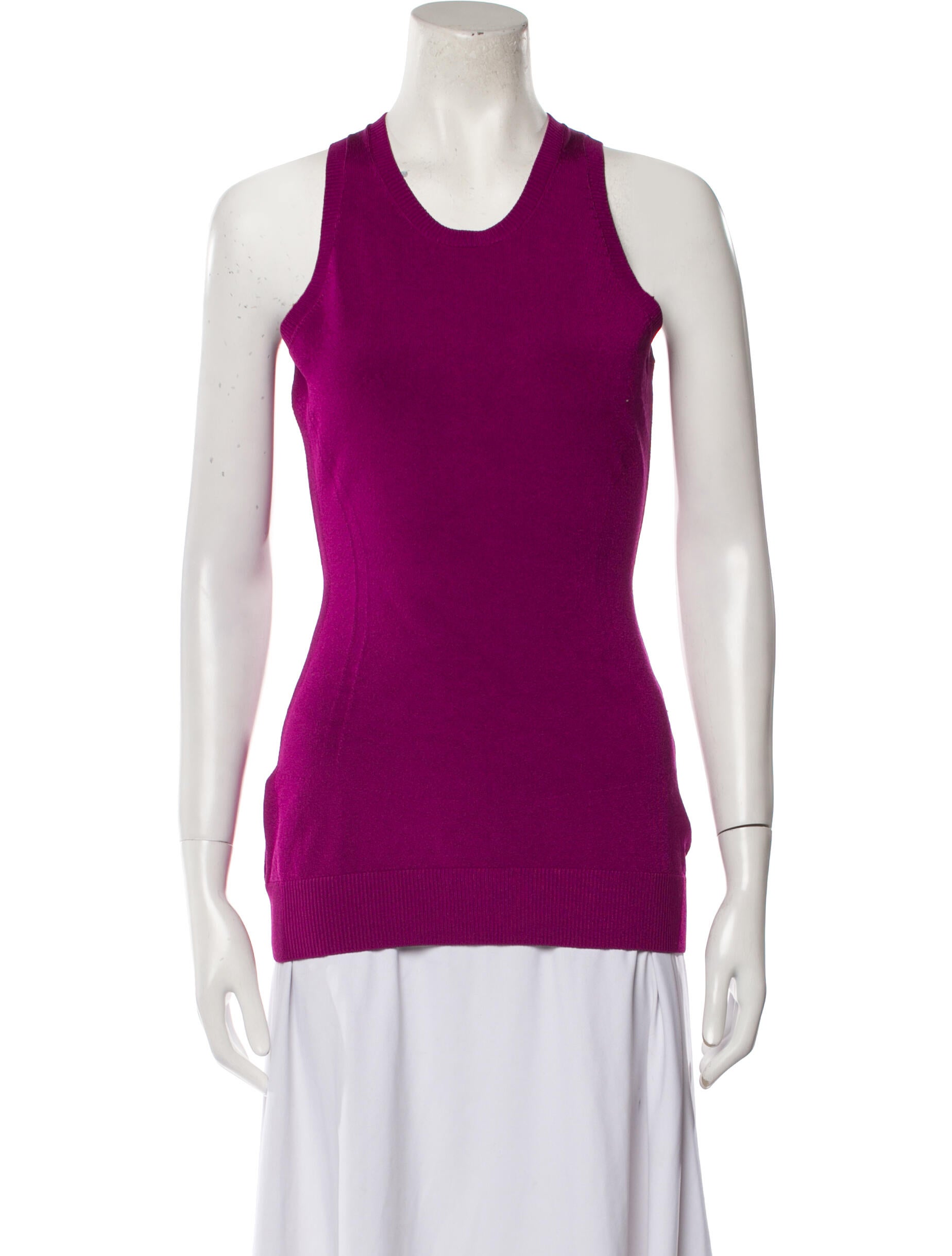 AZ Factory Scoop Neck Sleeveless Top