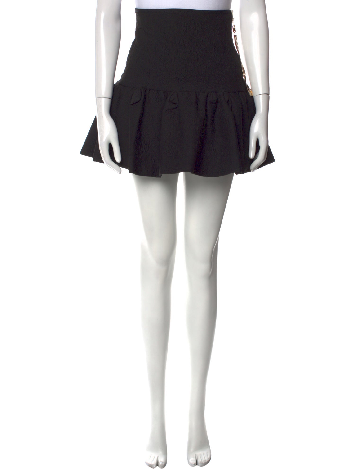 AZ Factory Ruffle Embellishment Mini Skirt