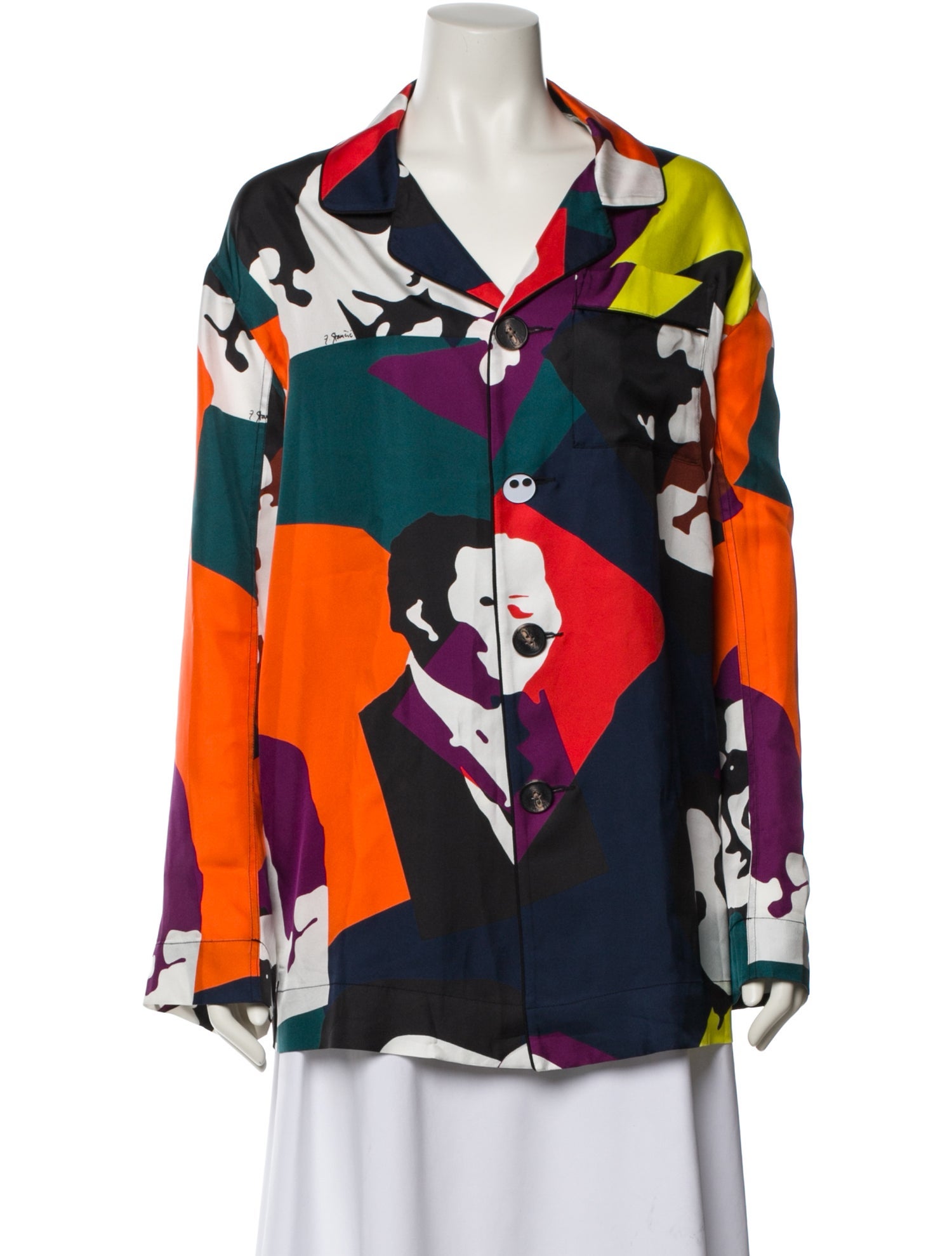 AZ Factory Silk Printed Pajamas