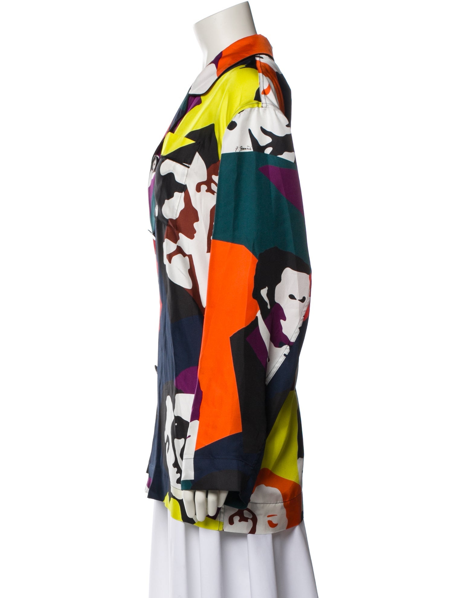 AZ Factory Silk Printed Pajamas