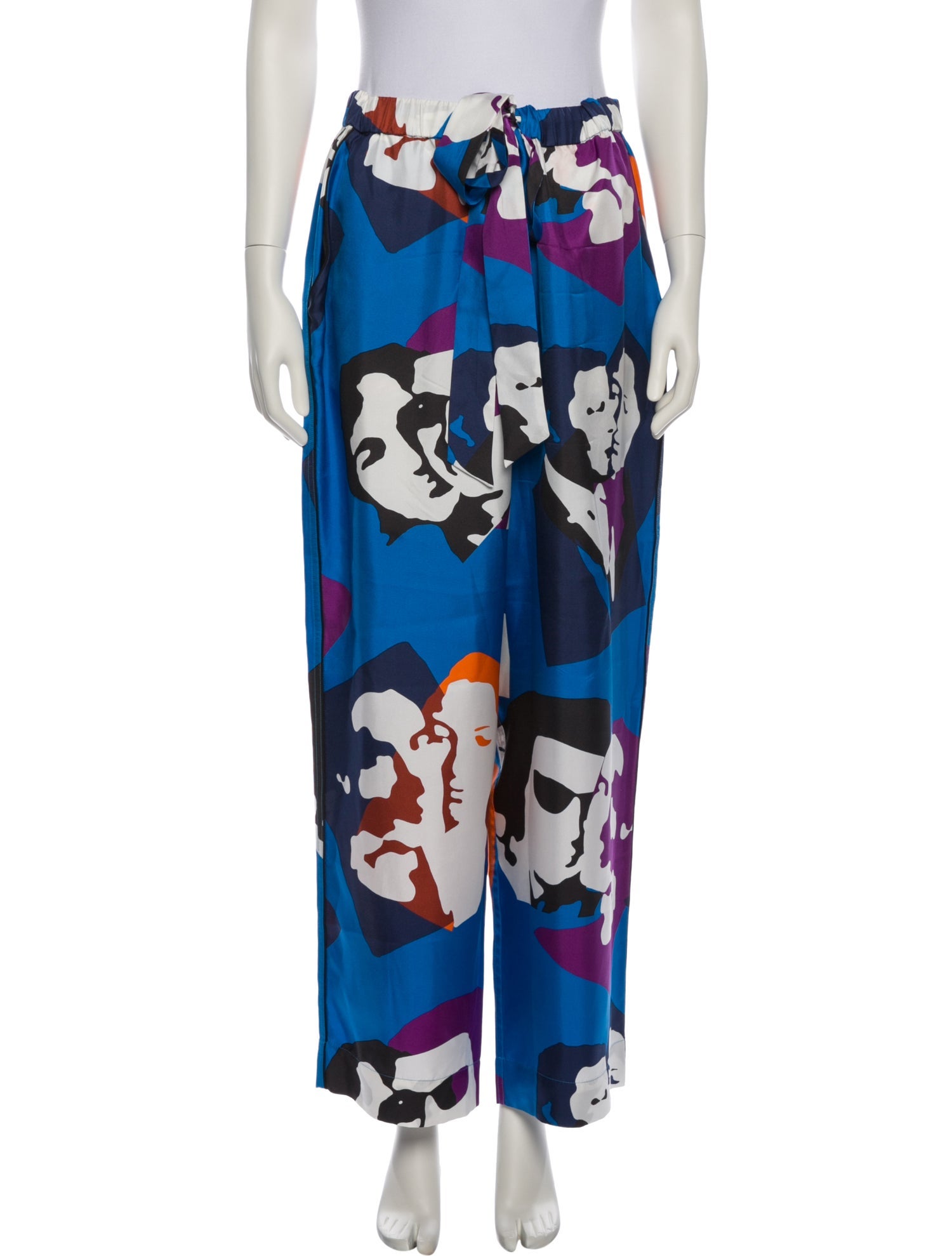 AZ Factory Silk Printed Pajamas