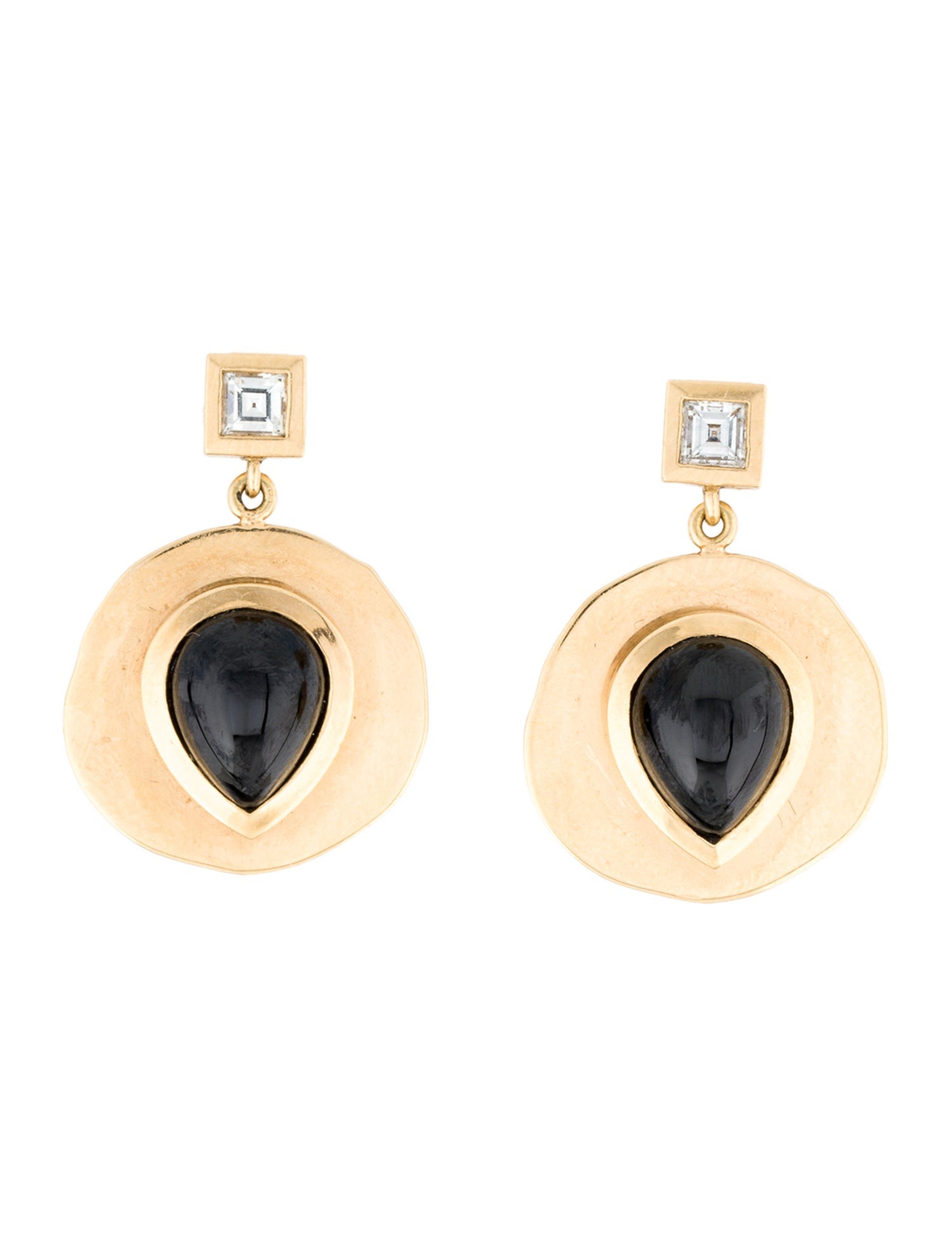 Azlee 18K 5.83ctw Spinel & Diamond Drop Earrings