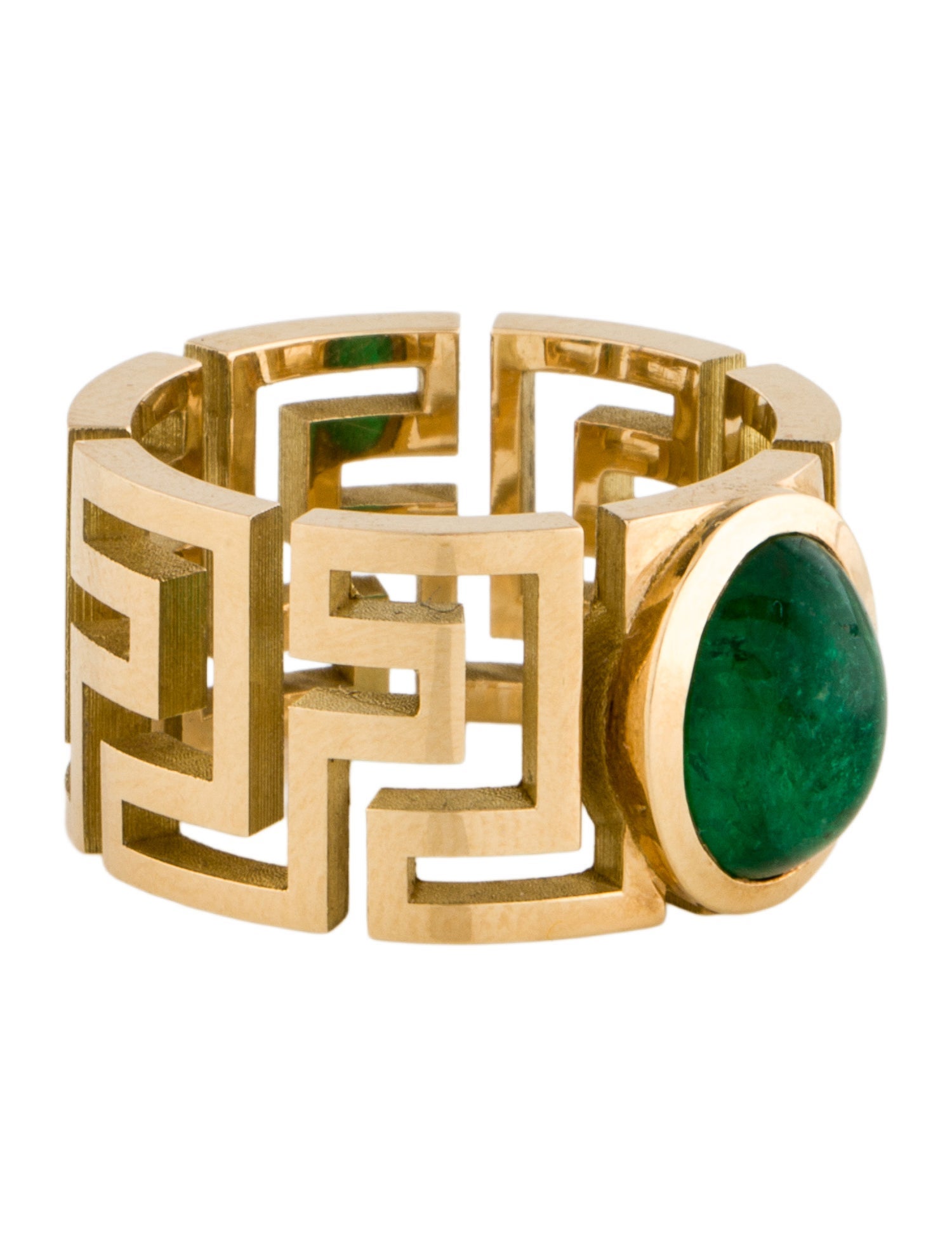 Azlee 18K 2.88ctw Emerald Band