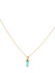 Azlee 18K Emerald Pendant Necklace