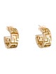 Azlee 18K Tessellate Huggie Earrings