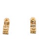 Azlee 18K Tessellate Huggie Earrings