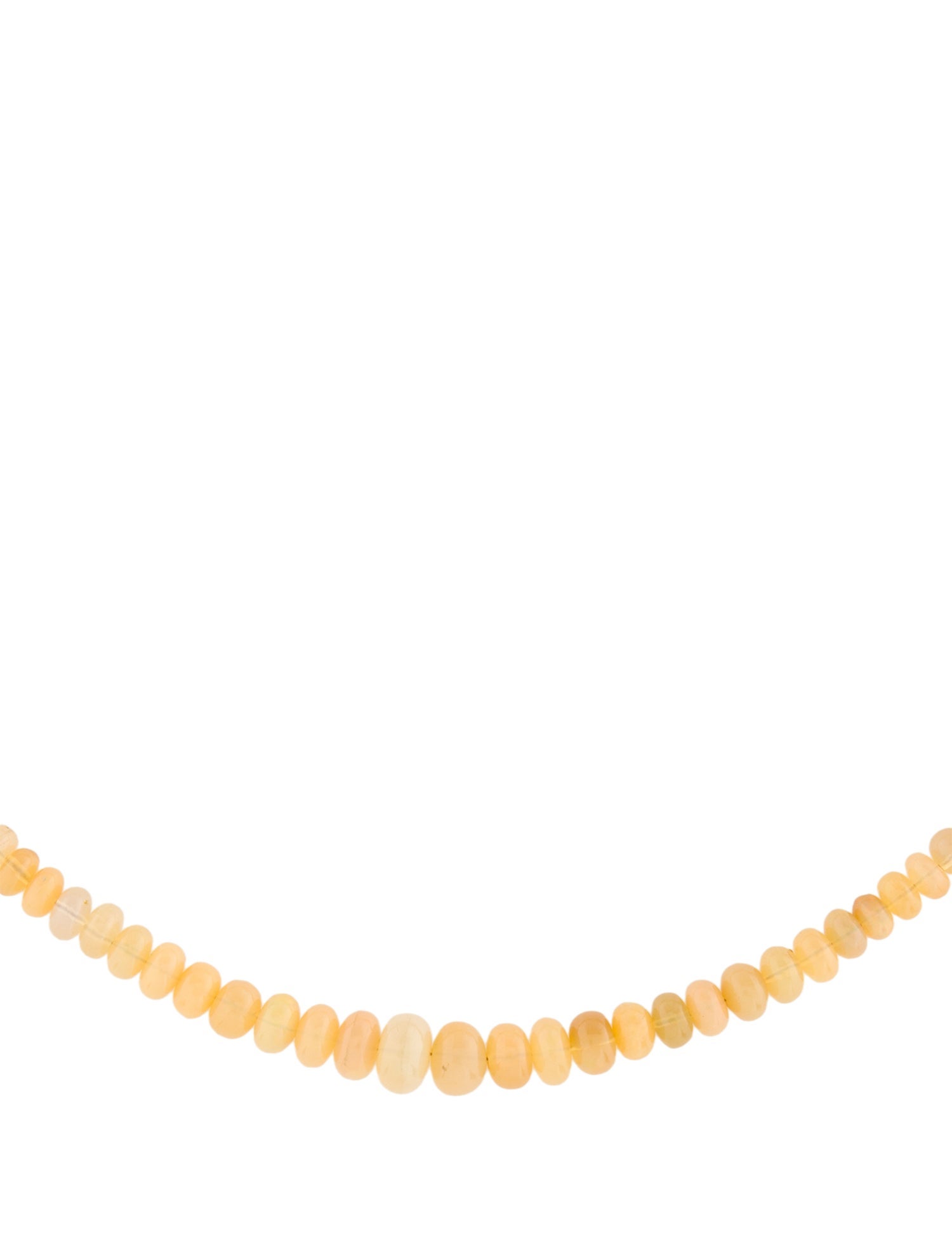 Azlee 18K Opal Bead Necklace