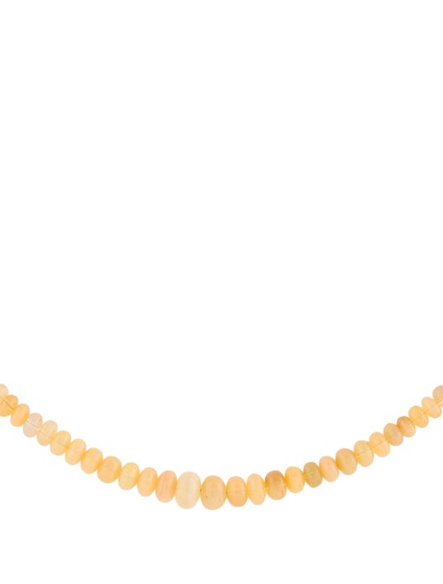 Azlee 18K Opal Bead Necklace