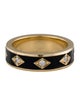 Azlee 18K Enamel & Diamond Night Sky Band