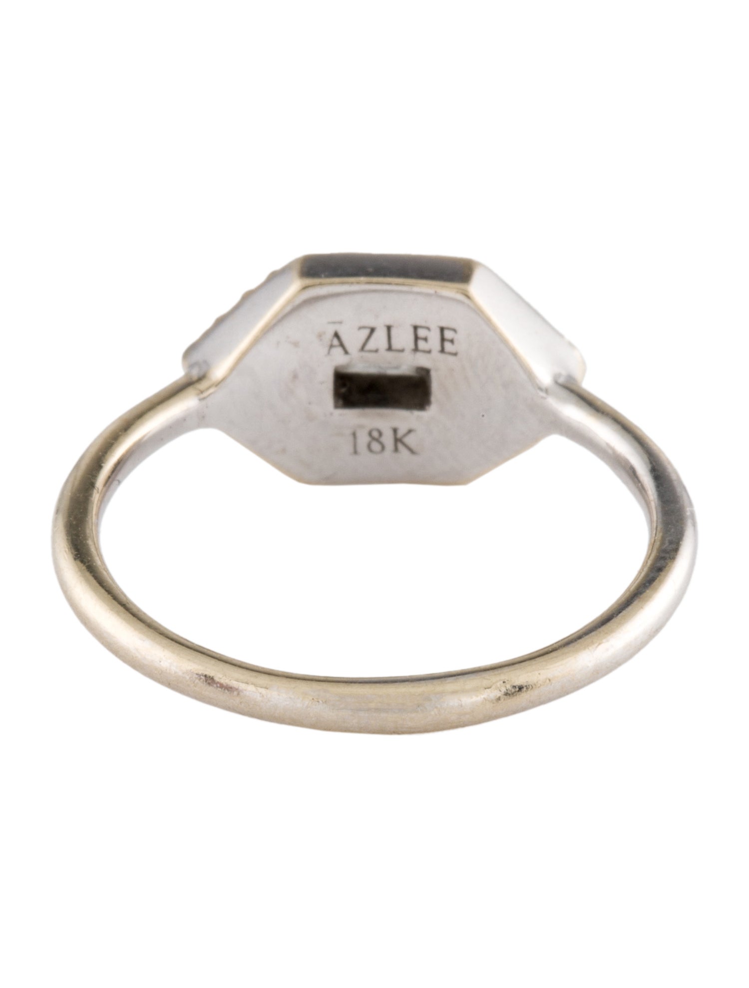 Azlee 18K Enamel & Diamond Ring