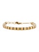 Azlee 18K Cube Link Bracelet