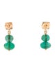 Azlee 18K Emerald & Diamond Moss Drop Earrings