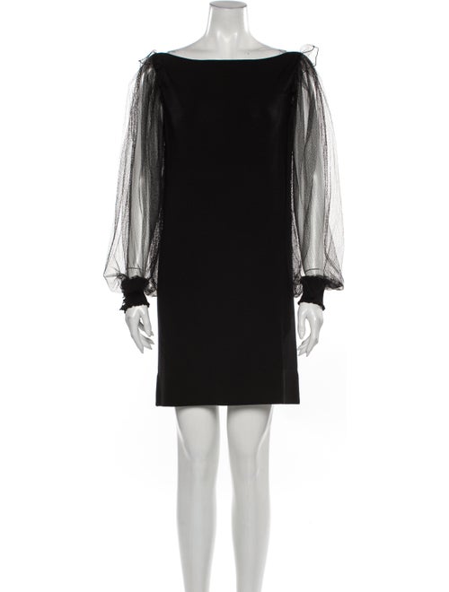 Azzaro Wool Mini Dress Wool