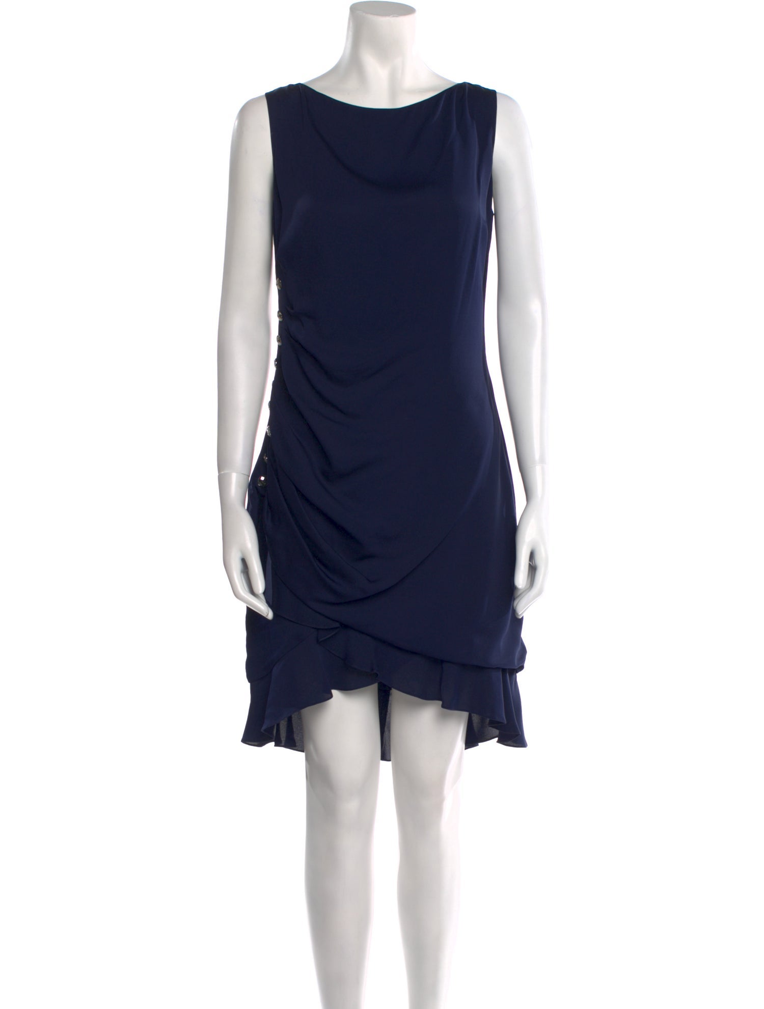 Azzaro Silk Knee-Length Dress