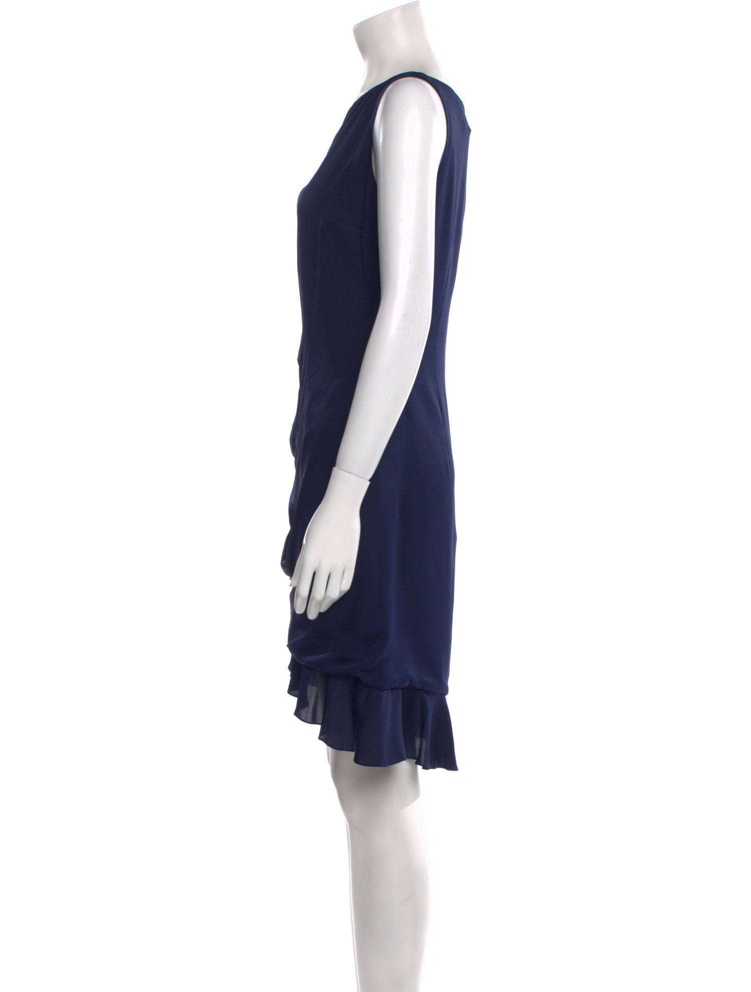 Azzaro Silk Knee-Length Dress