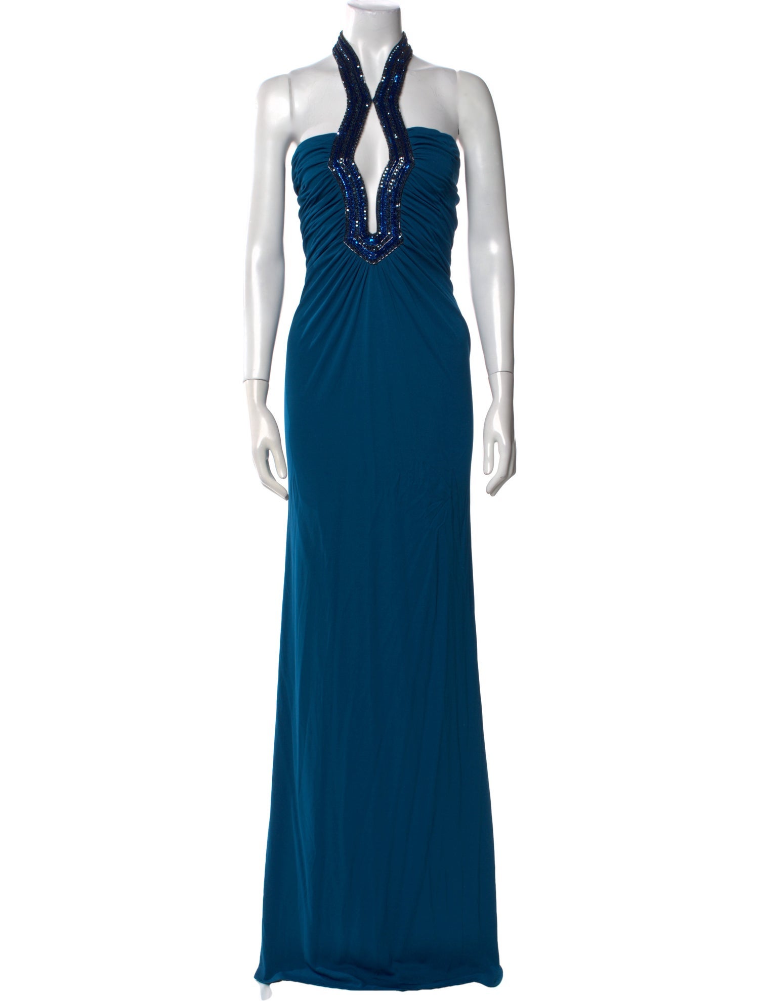 Azzaro Halterneck Long Dress