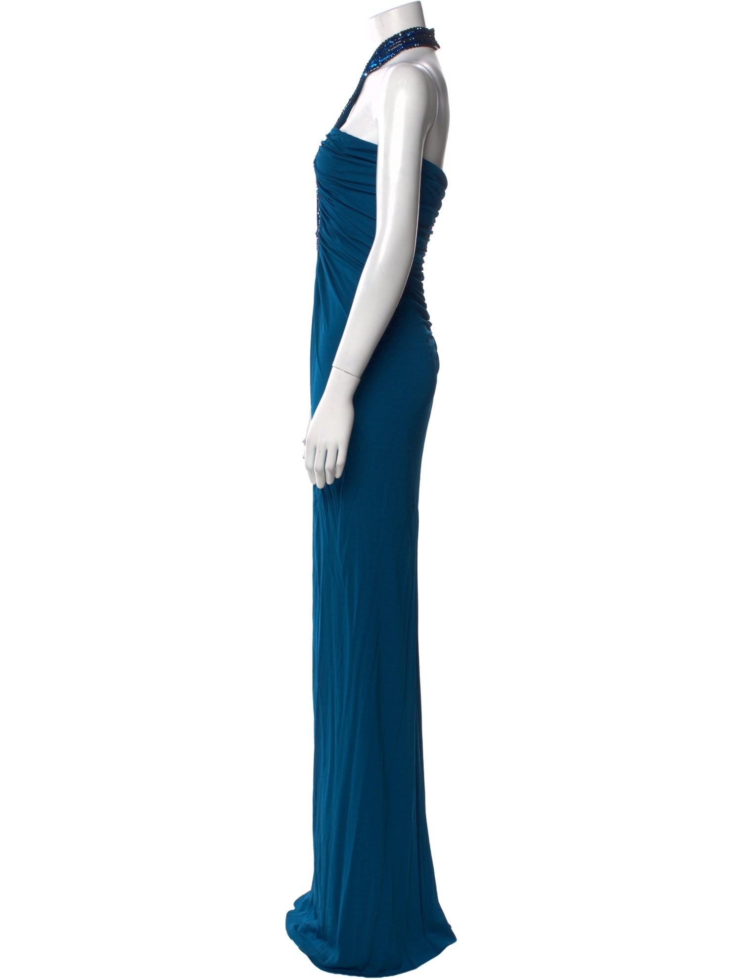 Azzaro Halterneck Long Dress