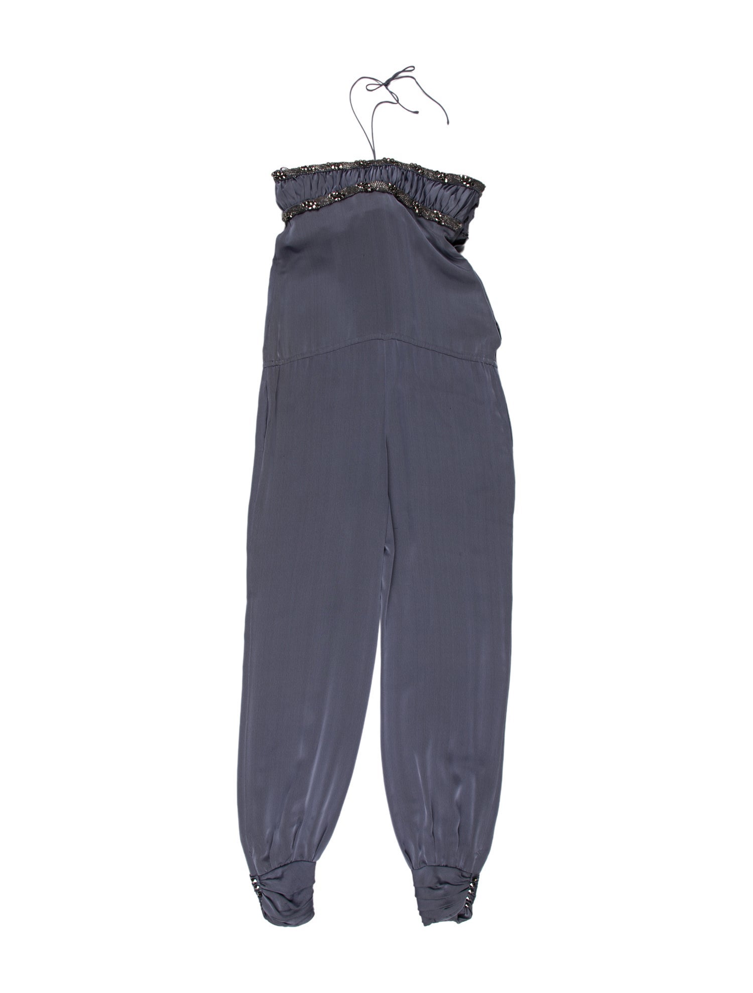 Azzaro Silk Strapless Jumpsuit