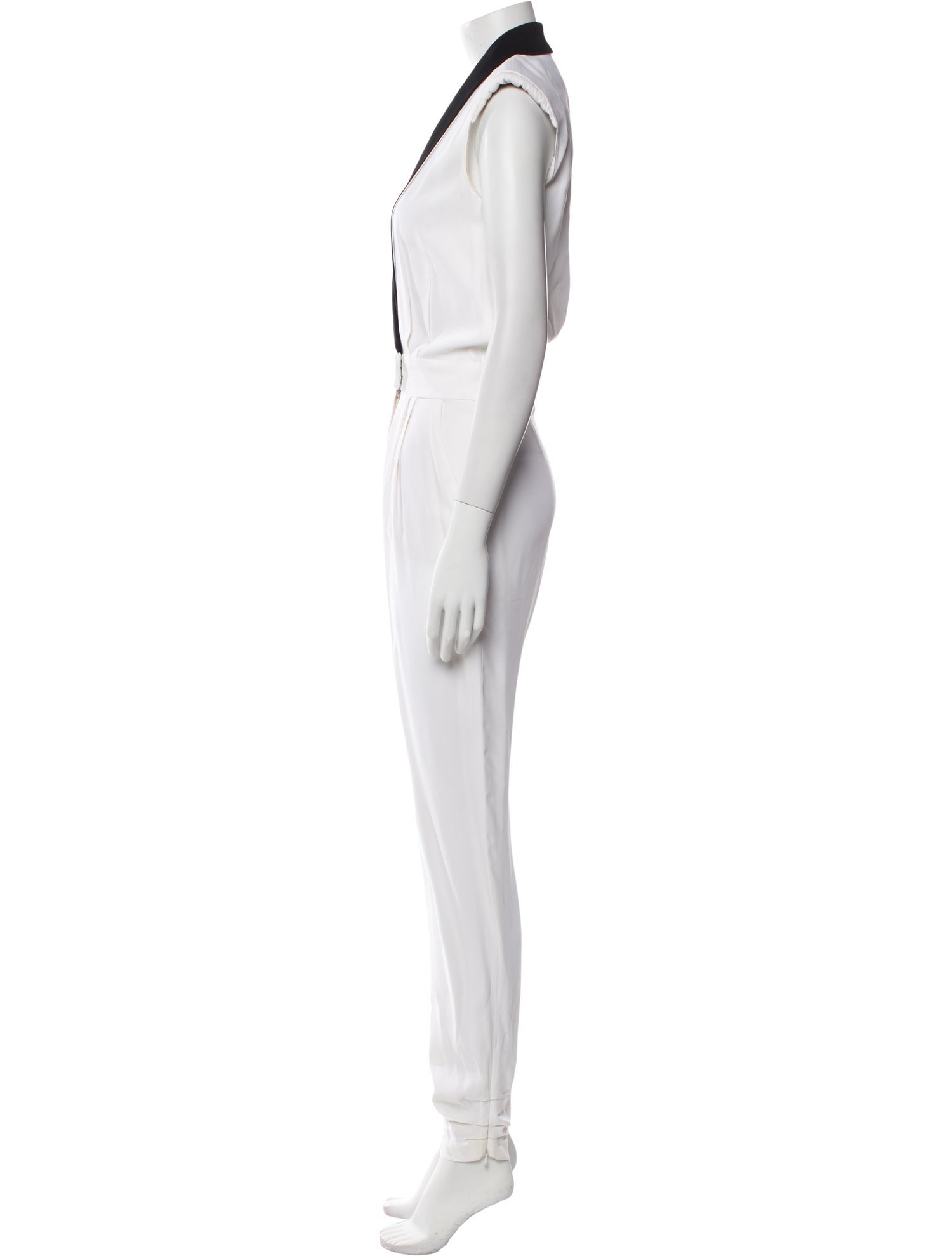 Azzaro Plunge Neckline Jumpsuit