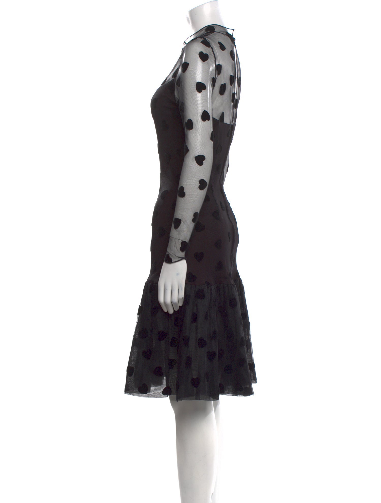 Azzaro Polka Dot Print Knee-Length Dress