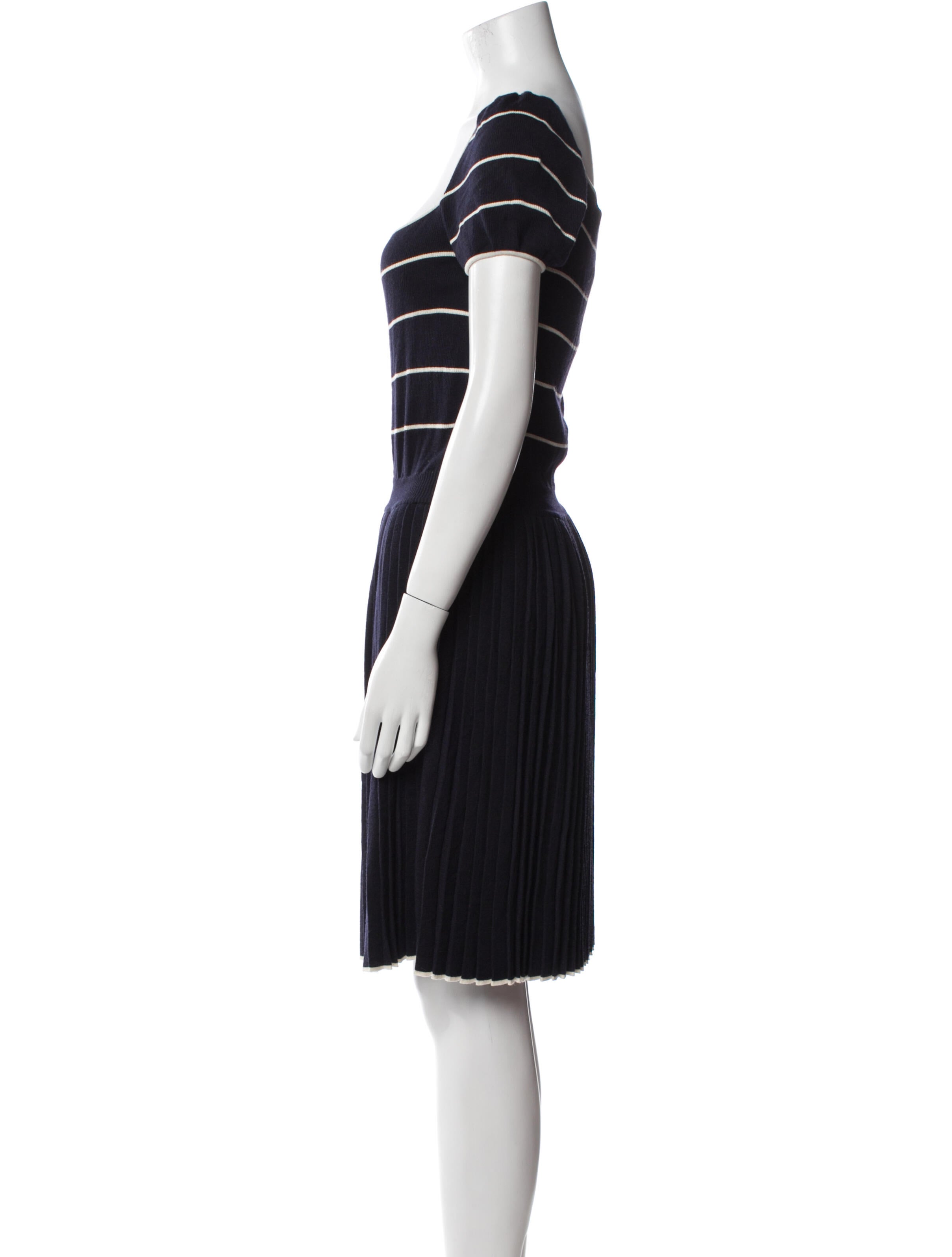 Azzaro Wool Knee-Length Dress