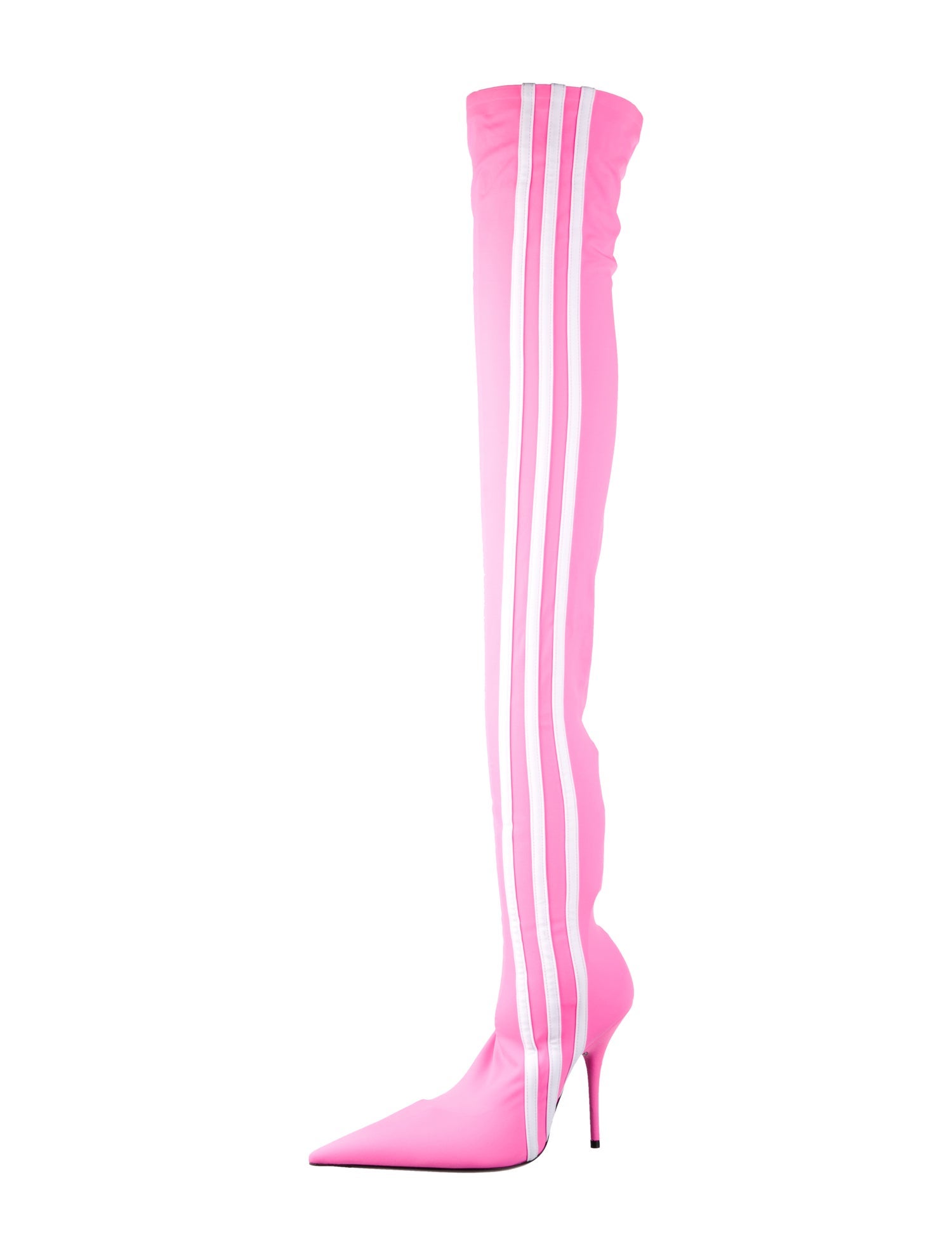 Balenciaga x adidas 2023 Knife OTK Spandex 'Pink' Sock Boots