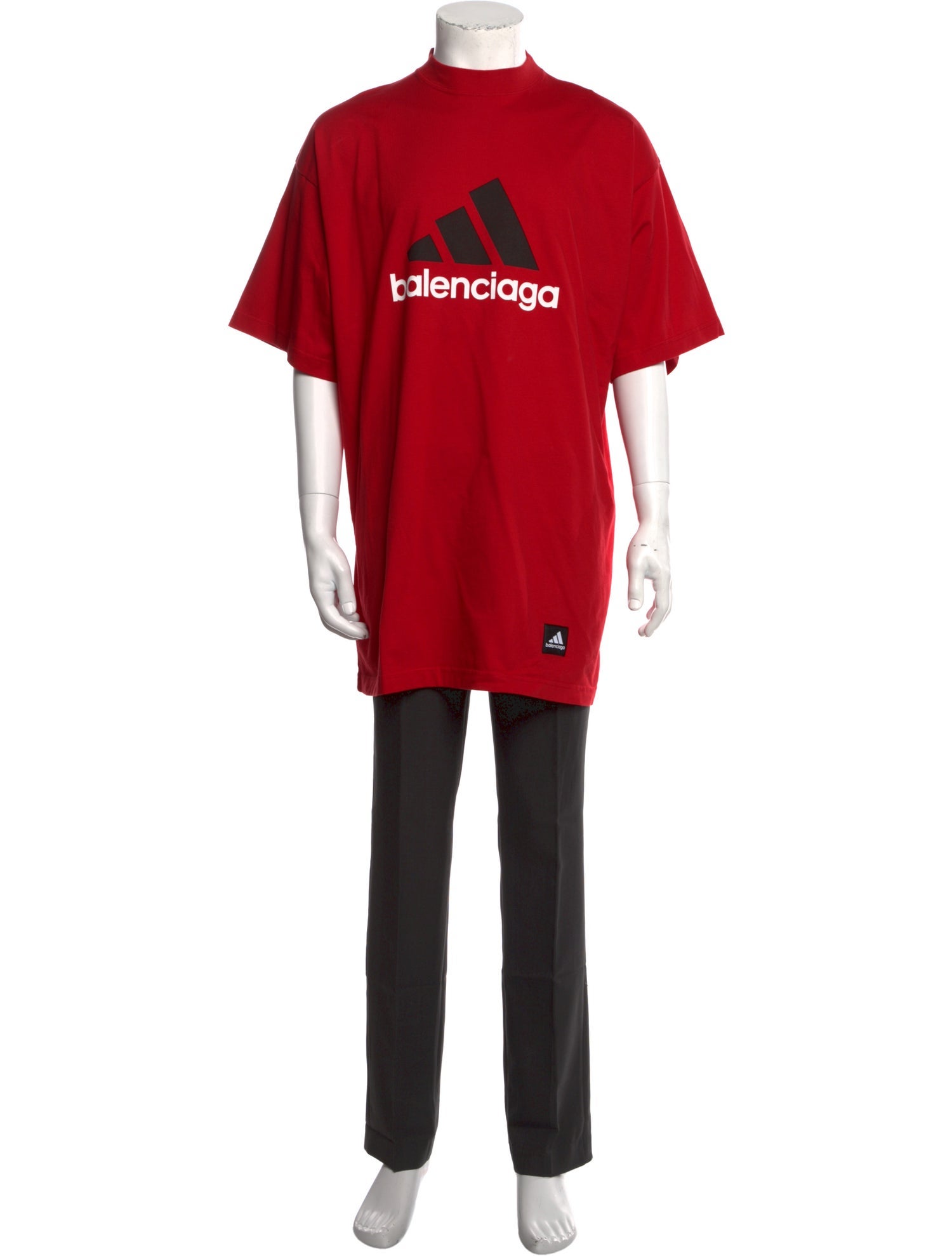 BALENCIAGA  Tシャツ Balenciaga x adidas 2022 Graphic Print T-Shirt w/ Tags - Red