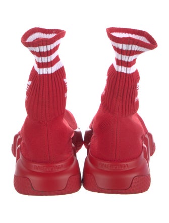 Balenciaga x adidas Speed LT 'Red' Sock Sneakers