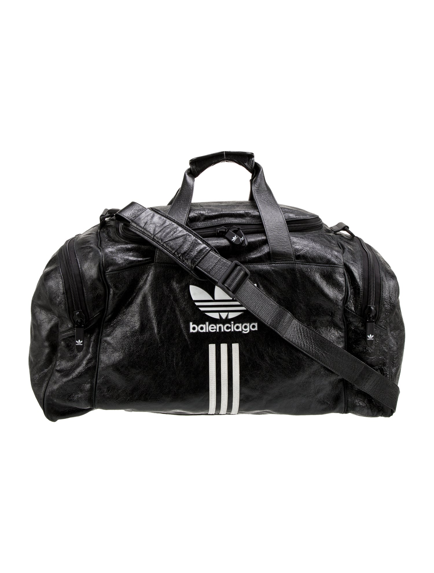 【関税送料込】BALENCIAGA x ADIDAS ORIGINALS ハンドバッグ BALENCIAGA Men's Balenciaga / Adidas Gym Bag in Black