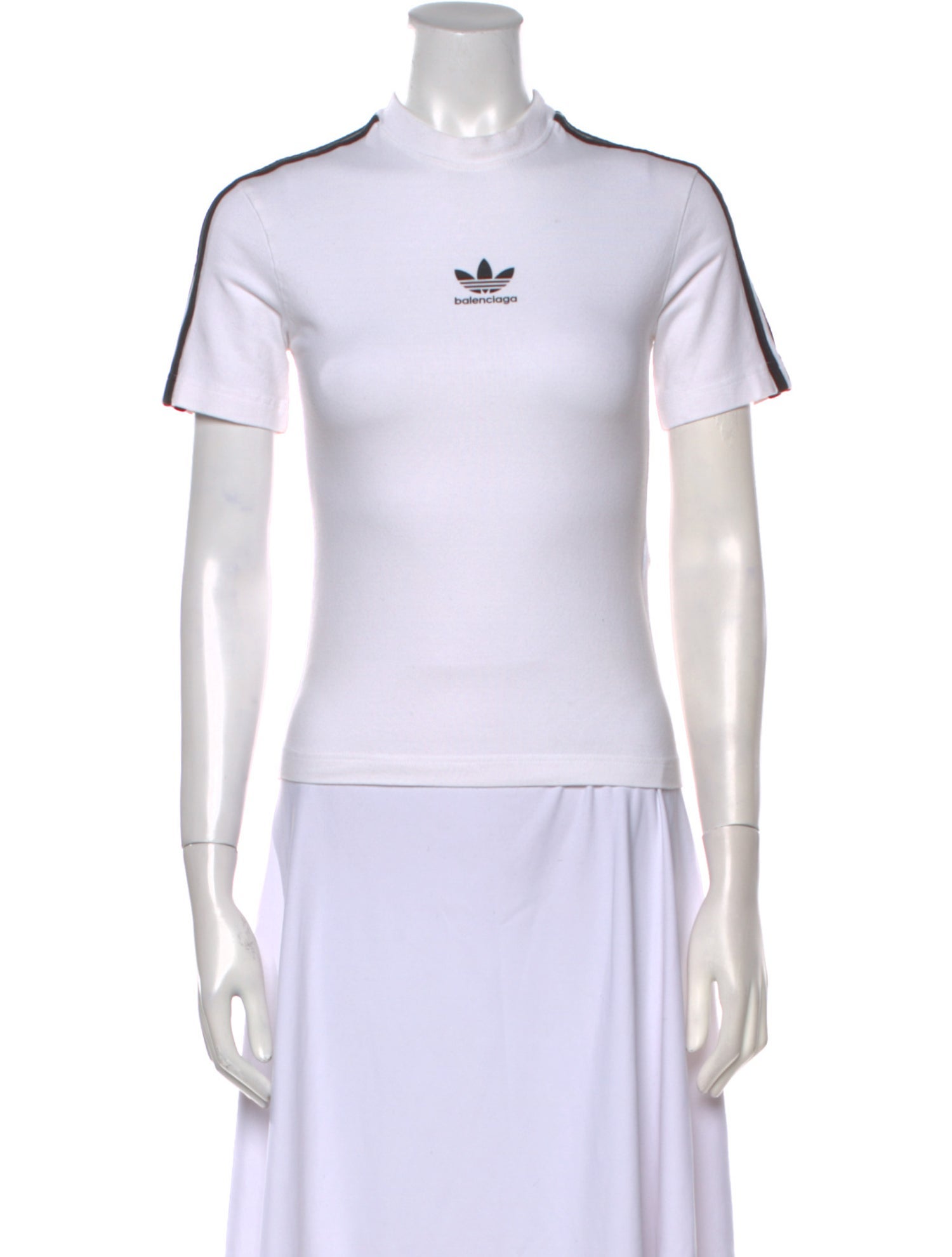 Balenciaga x adidas Graphic Print Crew Neck T-Shirt