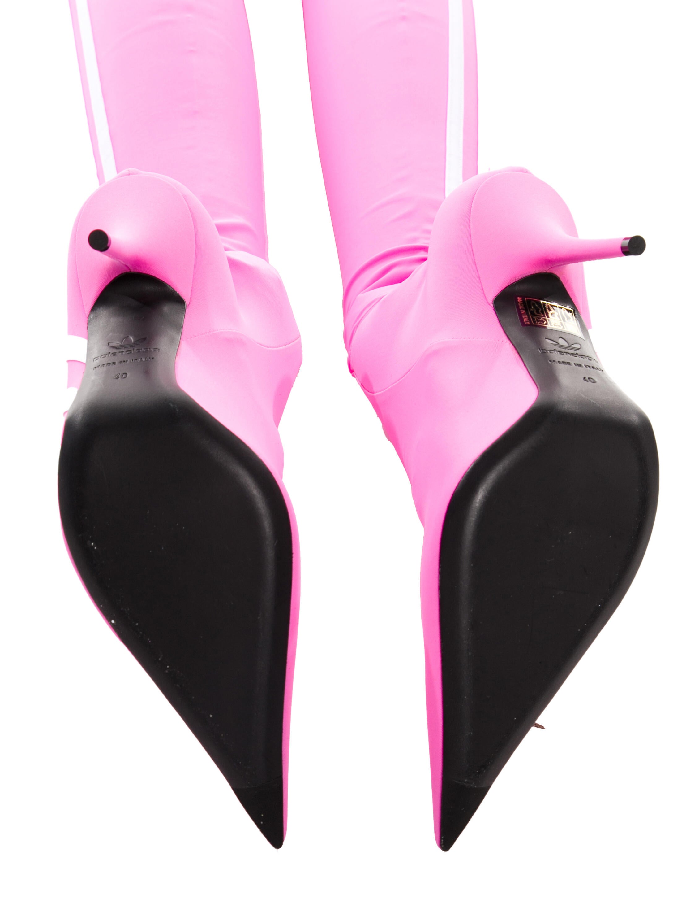 Balenciaga x adidas Pantaleggings Nylon Sock Boots - Pink Boots