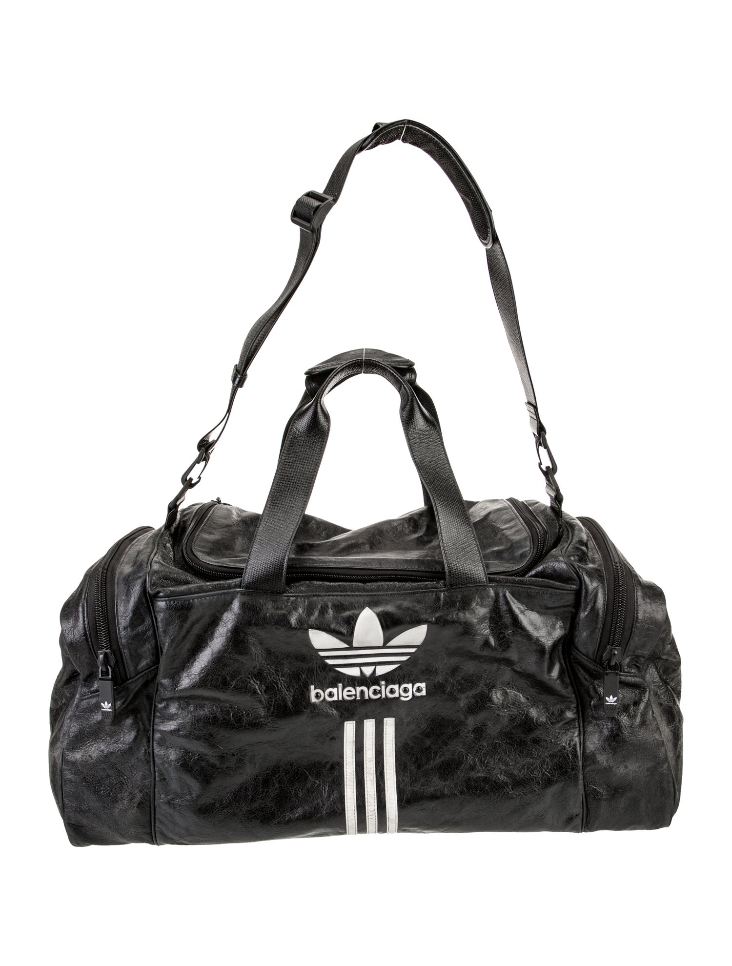 Balenciaga x adidas Leather Weekender Bag 2023