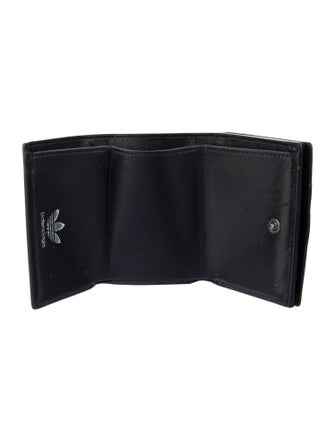 Balenciaga x adidas Leather Striped Wallet