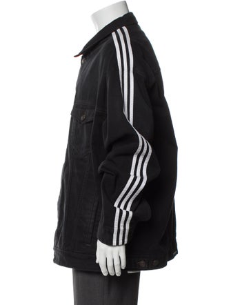 Balenciaga x adidas 2022 Striped Denim Jacket