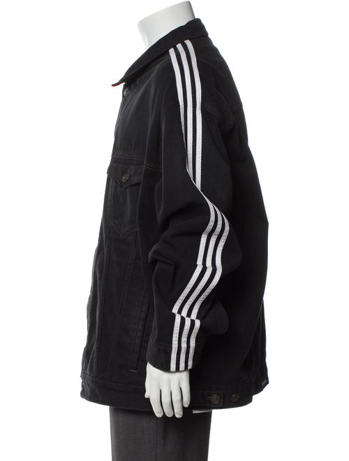 Balenciaga x adidas 2022 Striped Denim Jacket
