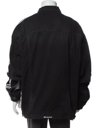 Balenciaga x adidas 2022 Striped Denim Jacket