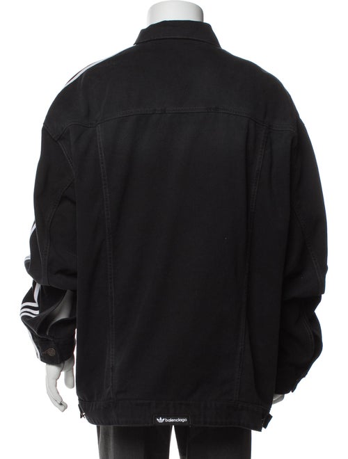 Balenciaga x adidas 2022 Striped Denim Jacket