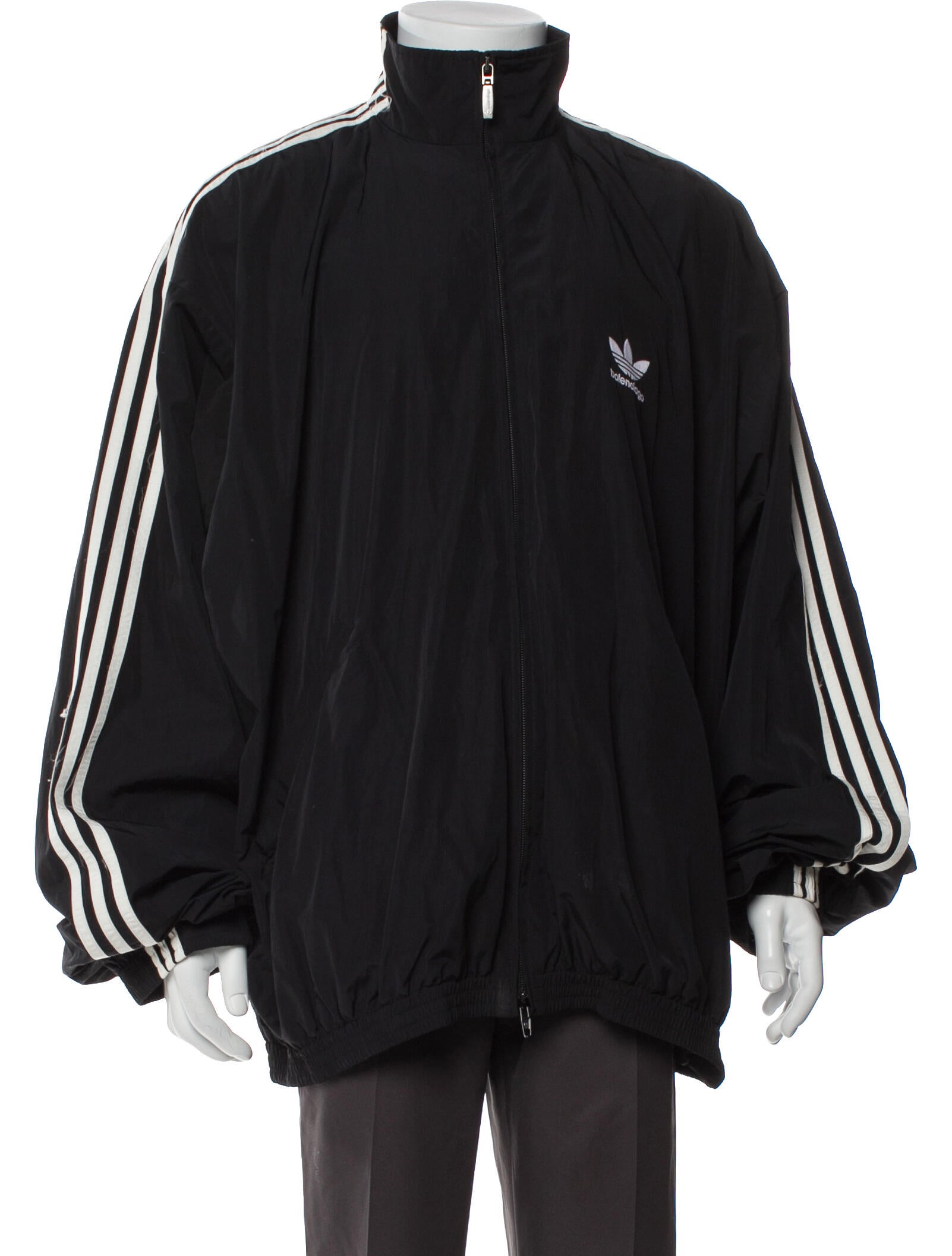 Balenciaga x adidas 2022 Striped Windbreaker