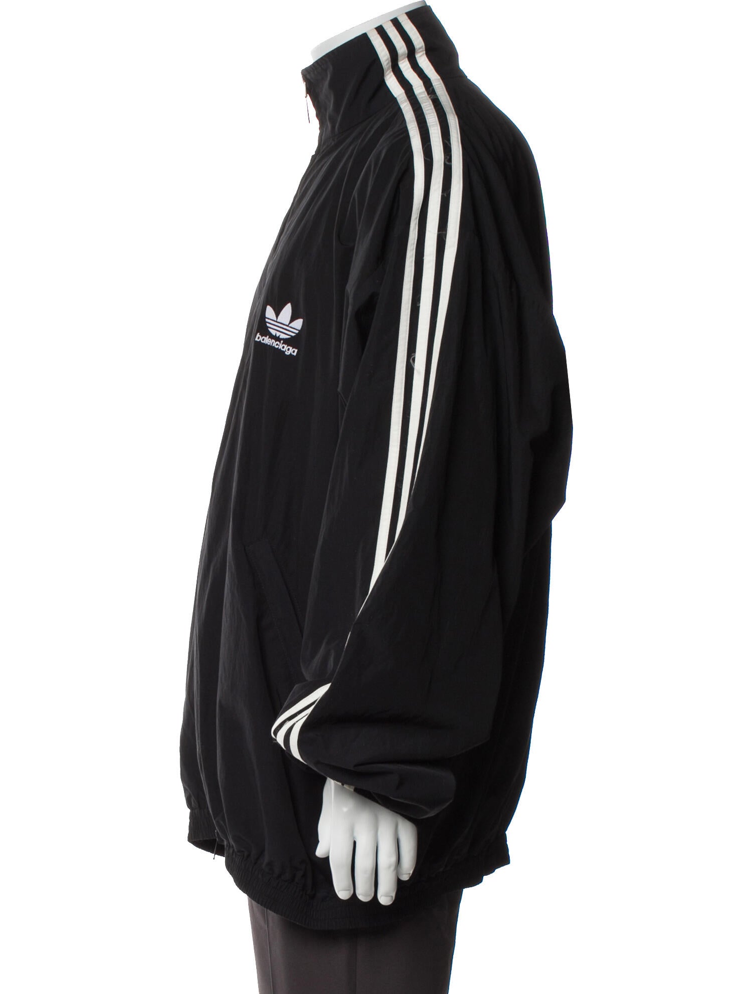 Balenciaga x adidas 2022 Striped Windbreaker