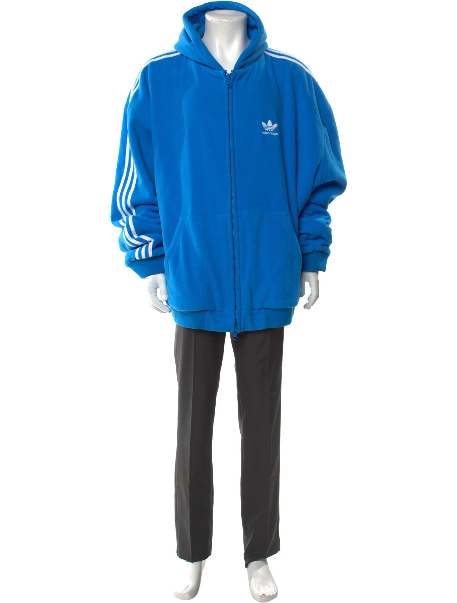 Balenciaga x adidas 2022 Striped Parka