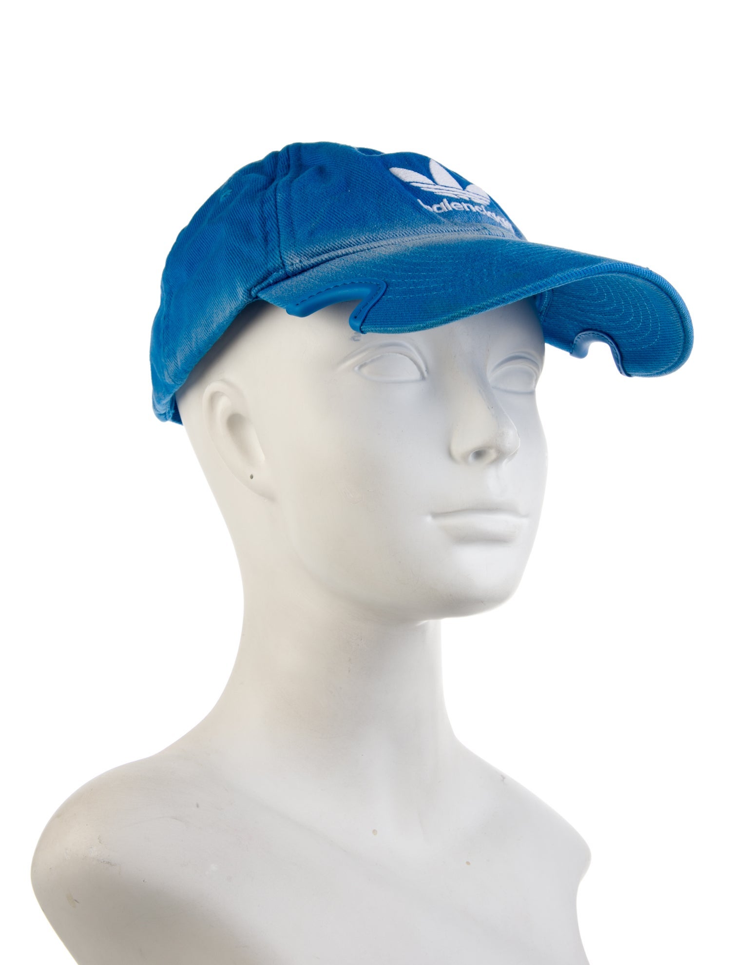 Balenciaga x adidas Distressed Trefoil Baseball Cap