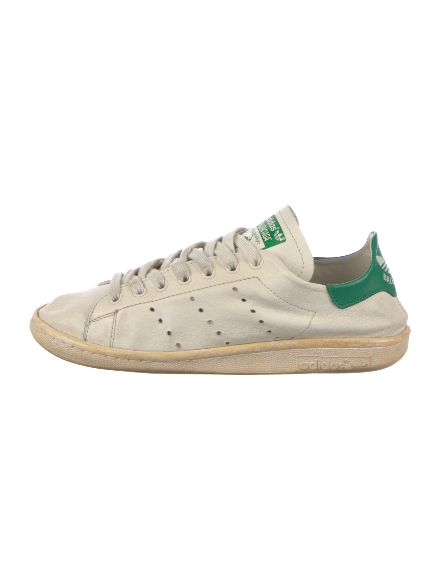 Balenciaga x adidas Stan Smith 'Core White Green' Sneakers - White Sneakers,  Shoes - BAADL21099 | The RealReal