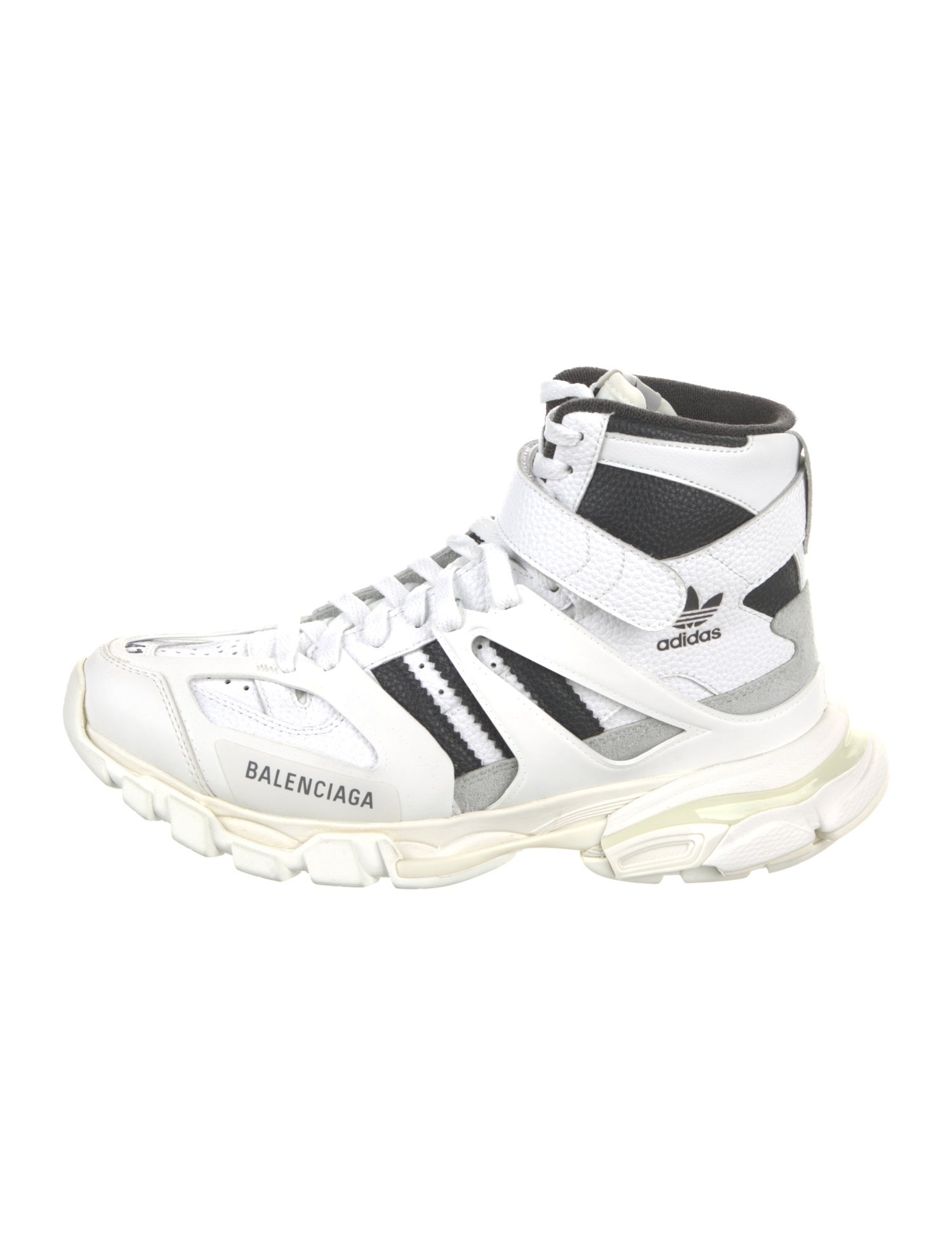 Balenciaga x adidas Track Forum High 'White Black' Athletic Sneakers