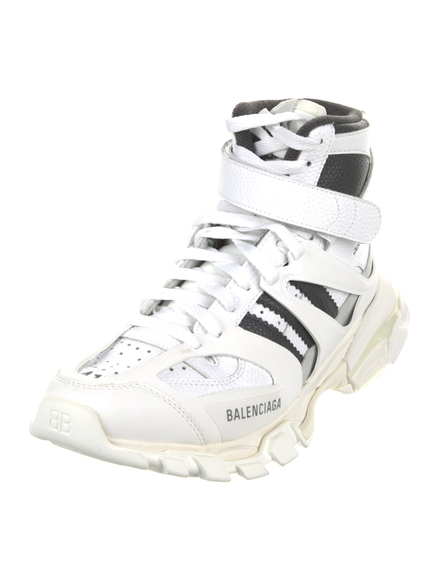 Balenciaga x adidas Track Forum High 'White Black' Athletic Sneakers