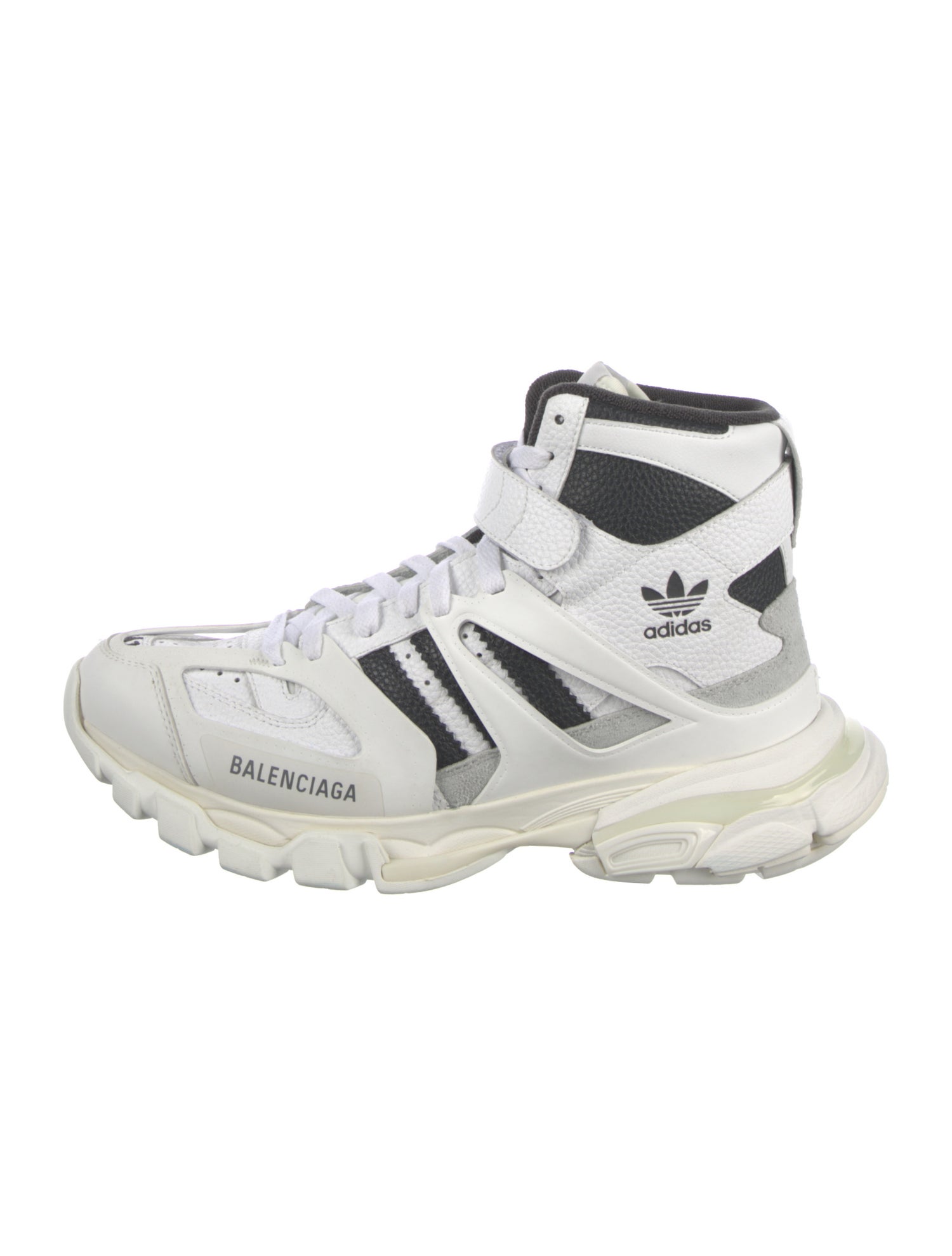 Balenciaga x adidas Track Forum High 'White Black' Sneakers