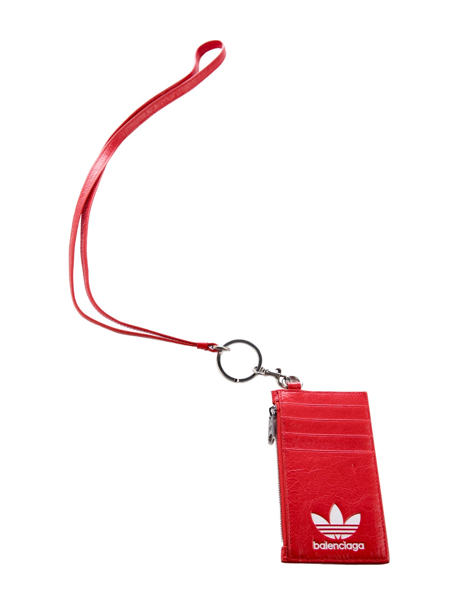 Balenciaga x adidas Leather Printed Wallet