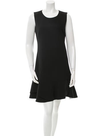 Barbara Bui Sleeveless Ruffled Mini Dress