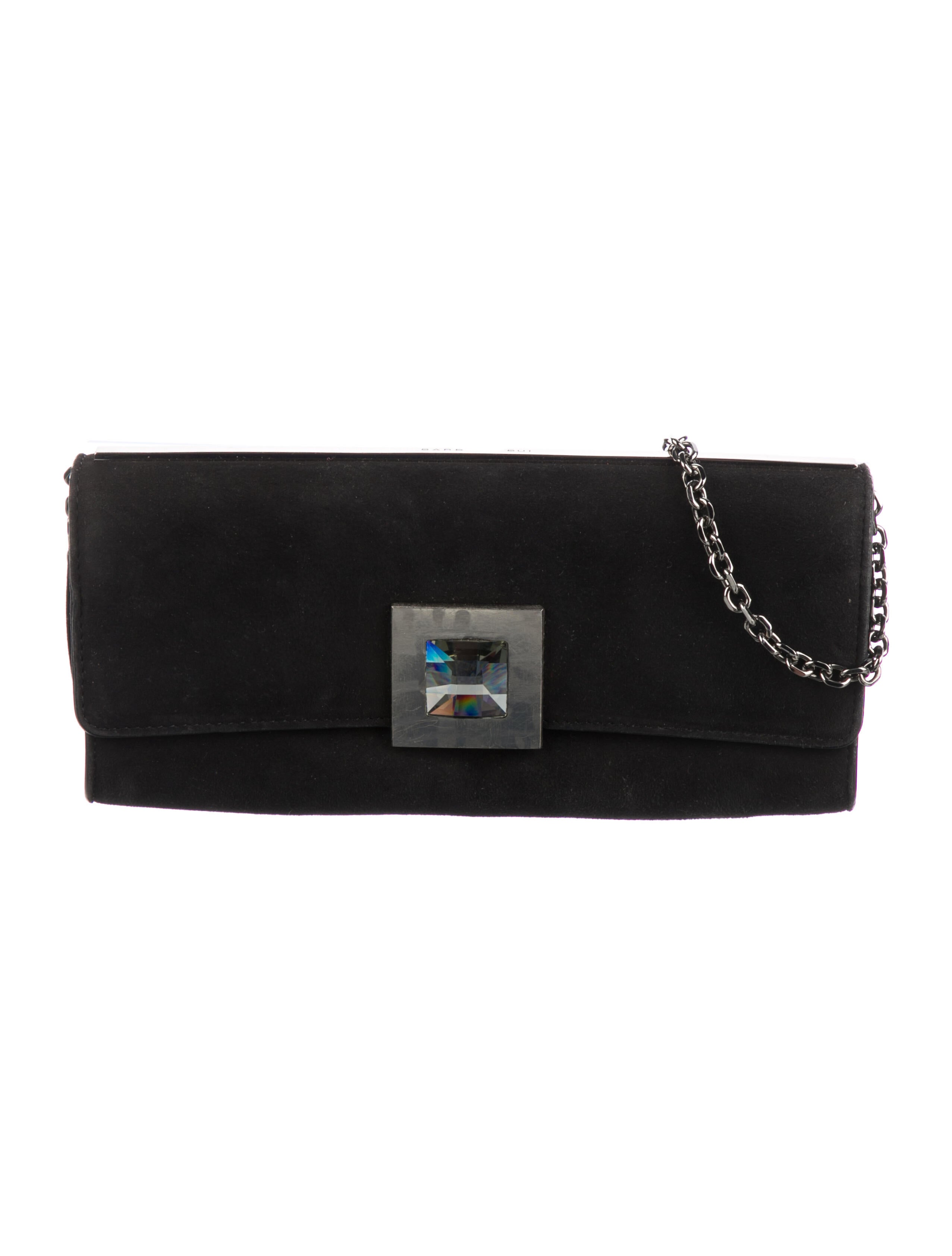 Barbara Bui Suede Clutch Black Clutches, Handbags BAB37665 The RealReal